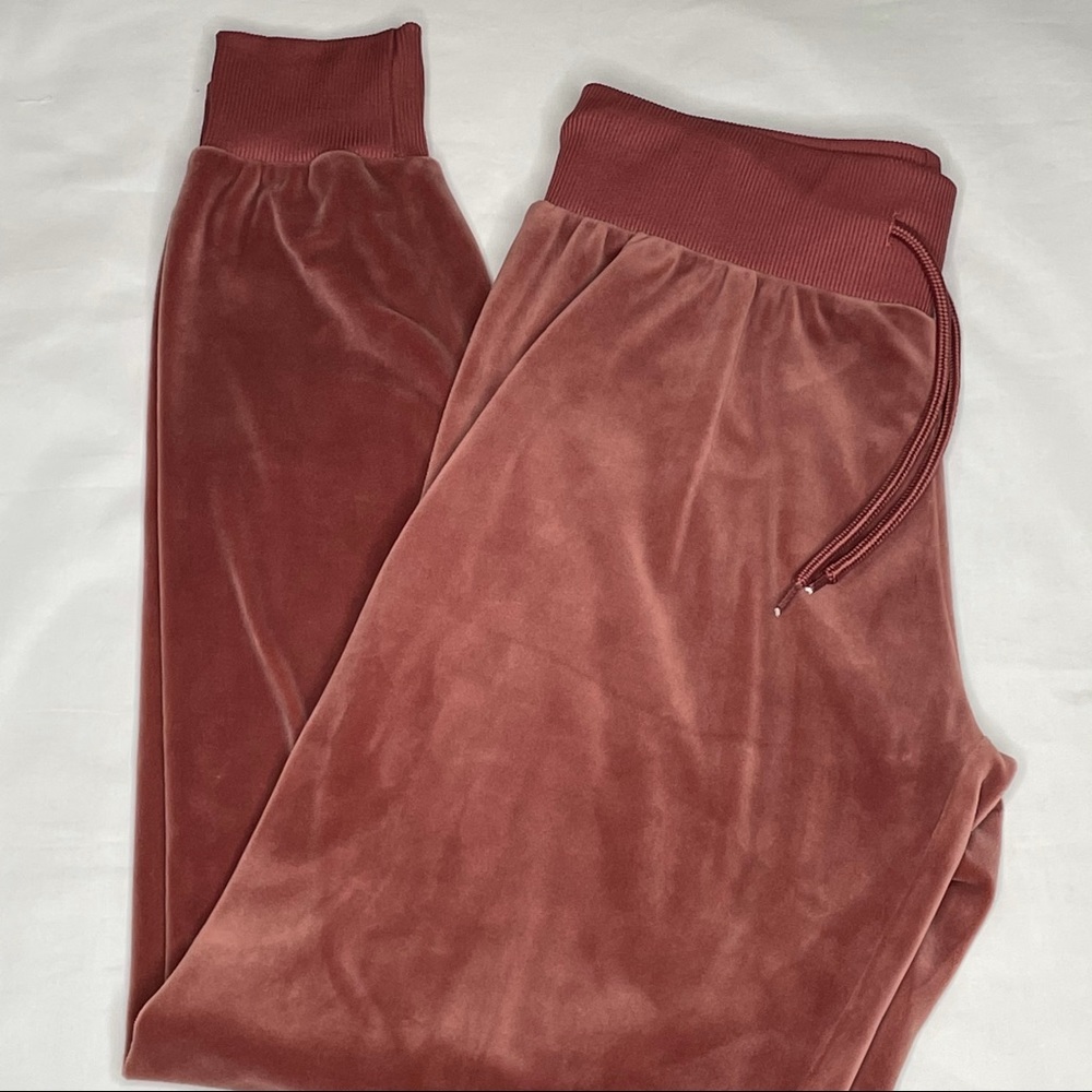 Roma Dreamy by Rosee So Soft Velour Velvet Jogger Women Size: Medium